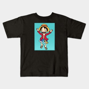 Monkey D Luffy Happy Kids T-Shirt